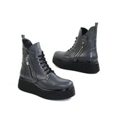 Ghete Dama din Piele Naturala,Rody,gri