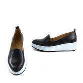 Pantofi Casual Dama din piele Naturala,Eliza,negri