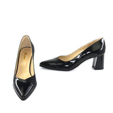 Pantofi Eleganti Dama din Piele Naturala,Elena,negrii