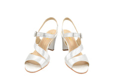 Sandale Dama din Piele Naturala,silver