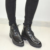 Ghete Dama din Piele Naturala,Glory,negre