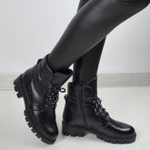 Ghete Dama din Piele Naturala,Gloria,negre