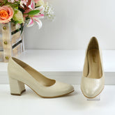 Pantofi Eleganti Dama din Piele Naturala,Sore,nude