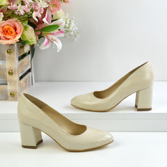 Pantofi Eleganti Dama din Piele Naturala,Sore,nude