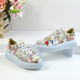 Pantofi Casual Dama din Piele Naturala,Martina,multicolori