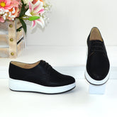 Pantofi Casual Dama din Piele Naturala,Roza,negrii