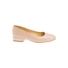 Pantofi Eleganti Dama din piele Naturala,Carin,bej