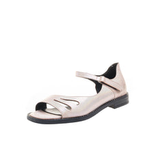 Sandale Dama din Piele Naturala,gold,bej