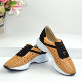 Pantofi Casual Dama din piele Naturala,Albania,bej