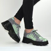 Pantofi Casual Dama din piele Naturala,Afrodita,degrade