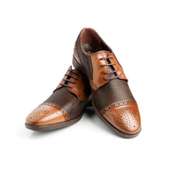 Pantofi Barbati din Piele,Smoke