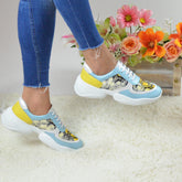 Pantofi Casual Dama din Piele Naturala,Julie,blue