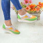 Pantofi Casual Dama din Piele Naturala,Julie,verzi