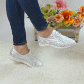 Pantofi Casual Dama din piele Naturala,Camel,white