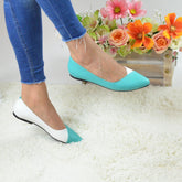 Pantofi Dama din Piele Naturala,Ana,green