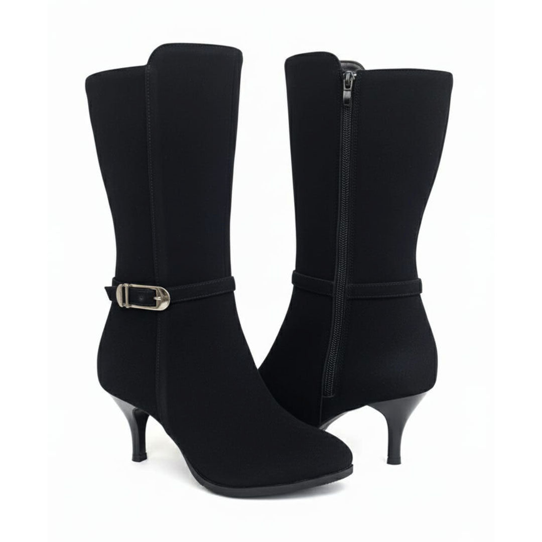 Cizme Dama Piele Naturala Neagra Vera 07