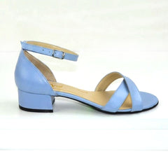 Sandale Dama din Piele Naturala,Ameelia,,albastre