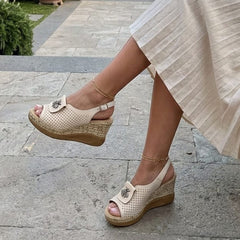 Sandale Dama Din Piele Naturala Evike 4