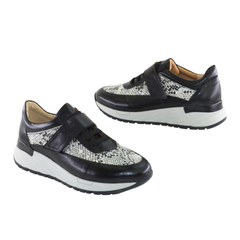 Pantofi Casual Dama Din Piele Naturala Nera