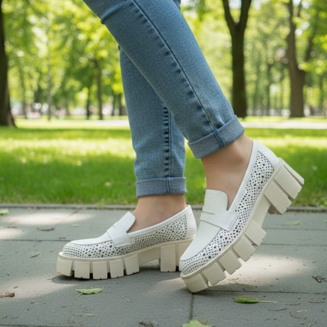 Pantofi Casual Dama Din Piele Naturala Raina 4