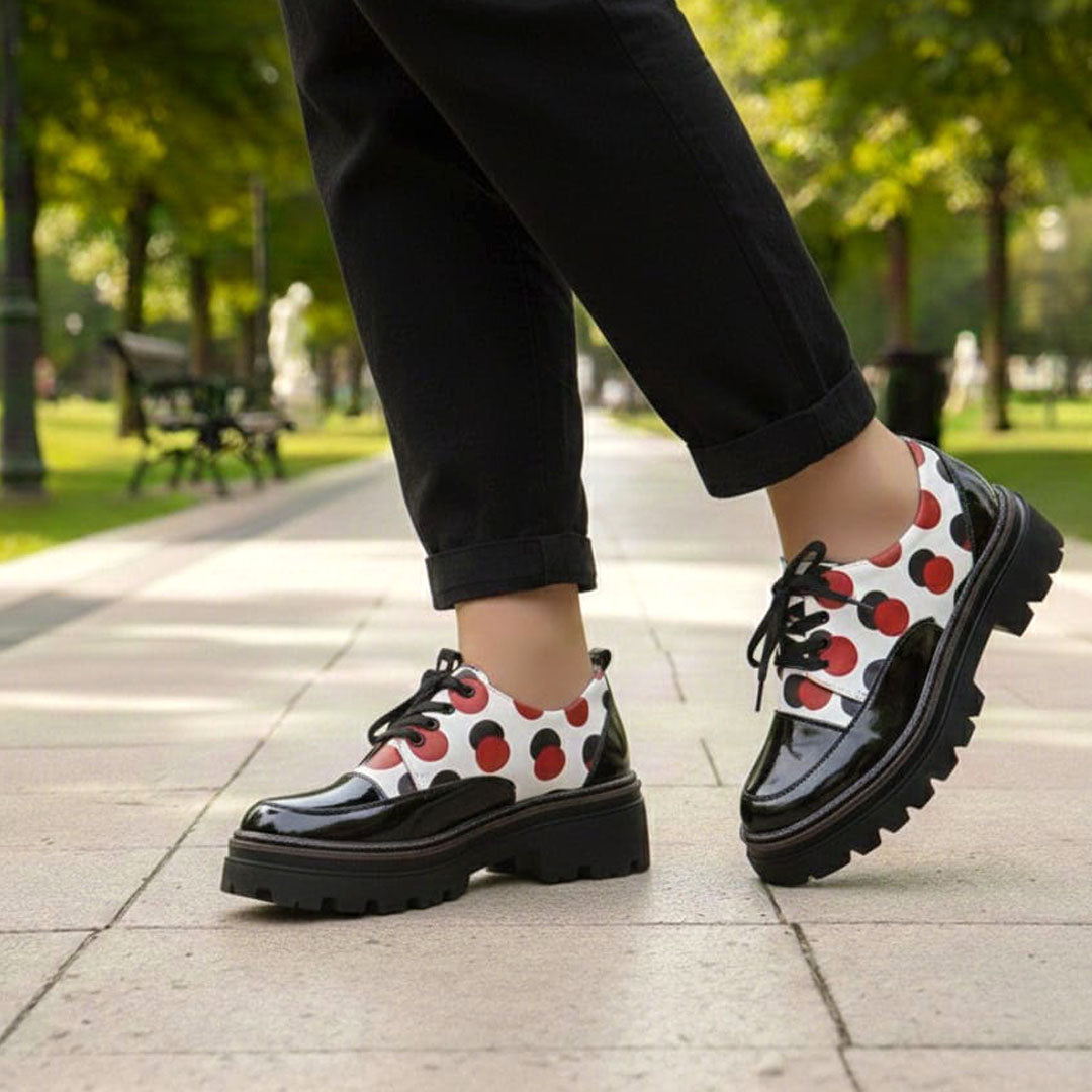 Pantofi Casual Dama Din Piele Naturala Luci 3