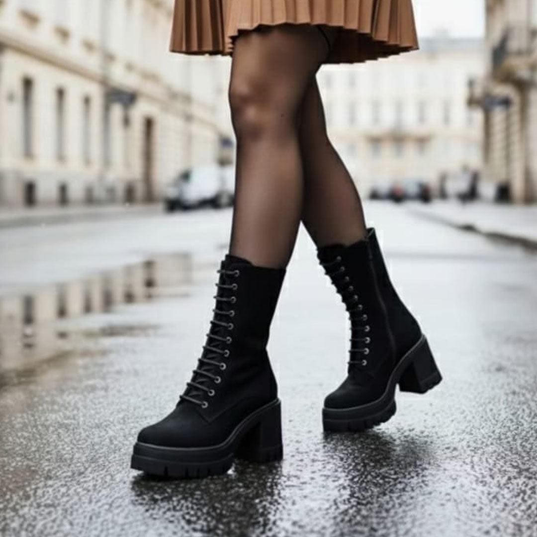 Ghete Dama Din Piele Naturala Klly