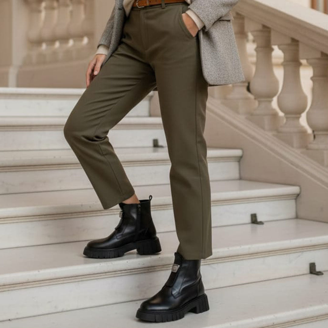 Ghete Dama din Piele Naturala Rosmunda 3