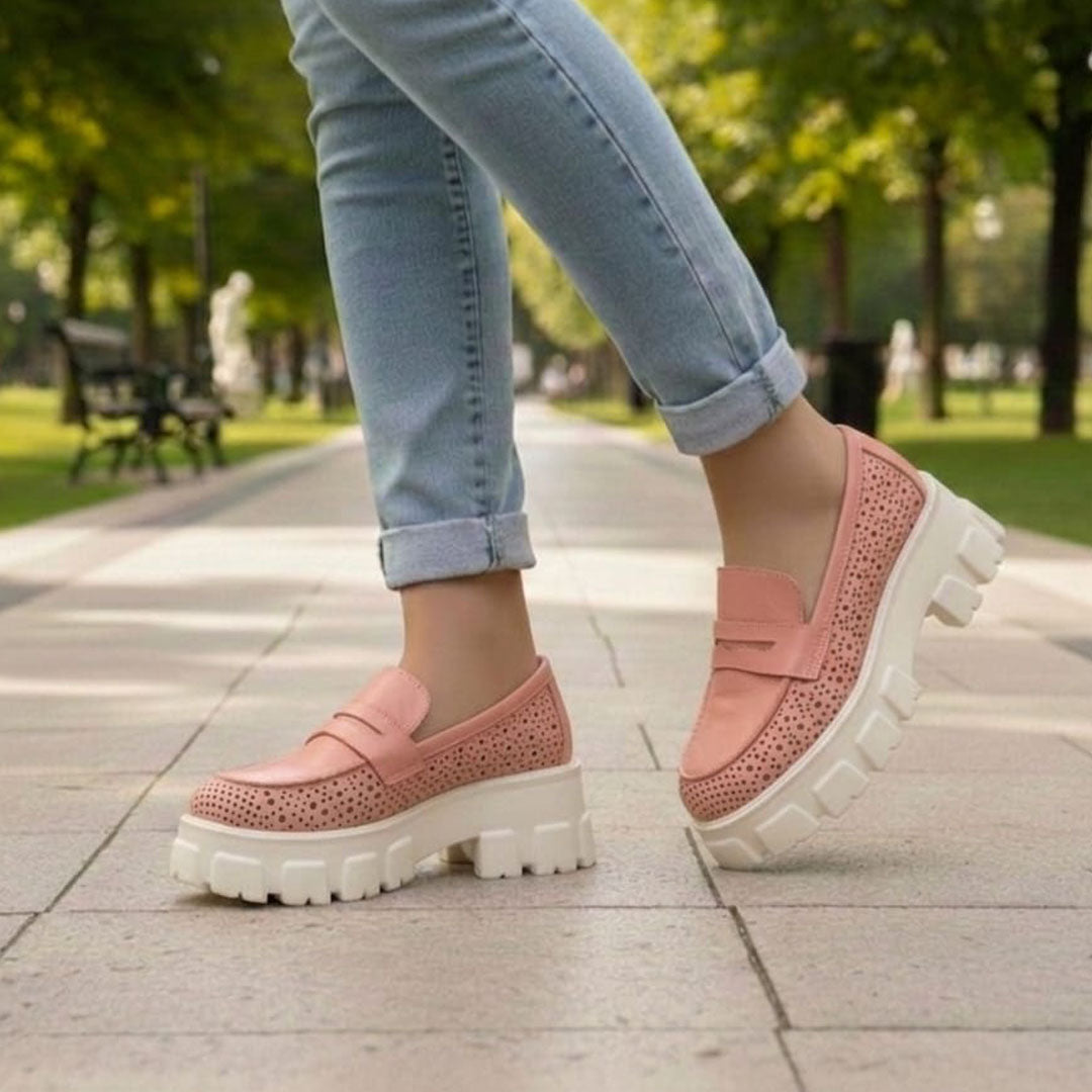 Pantofi Casual Dama Din Piele Naturala Raina 5