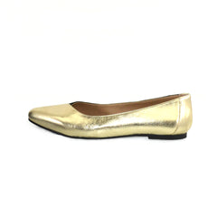 Pantofi Dama din Piele Naturala Heidy Auriu
