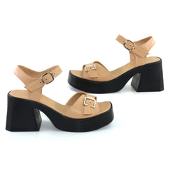 Sandale Dama Din Piele Naturala 032 Cafe