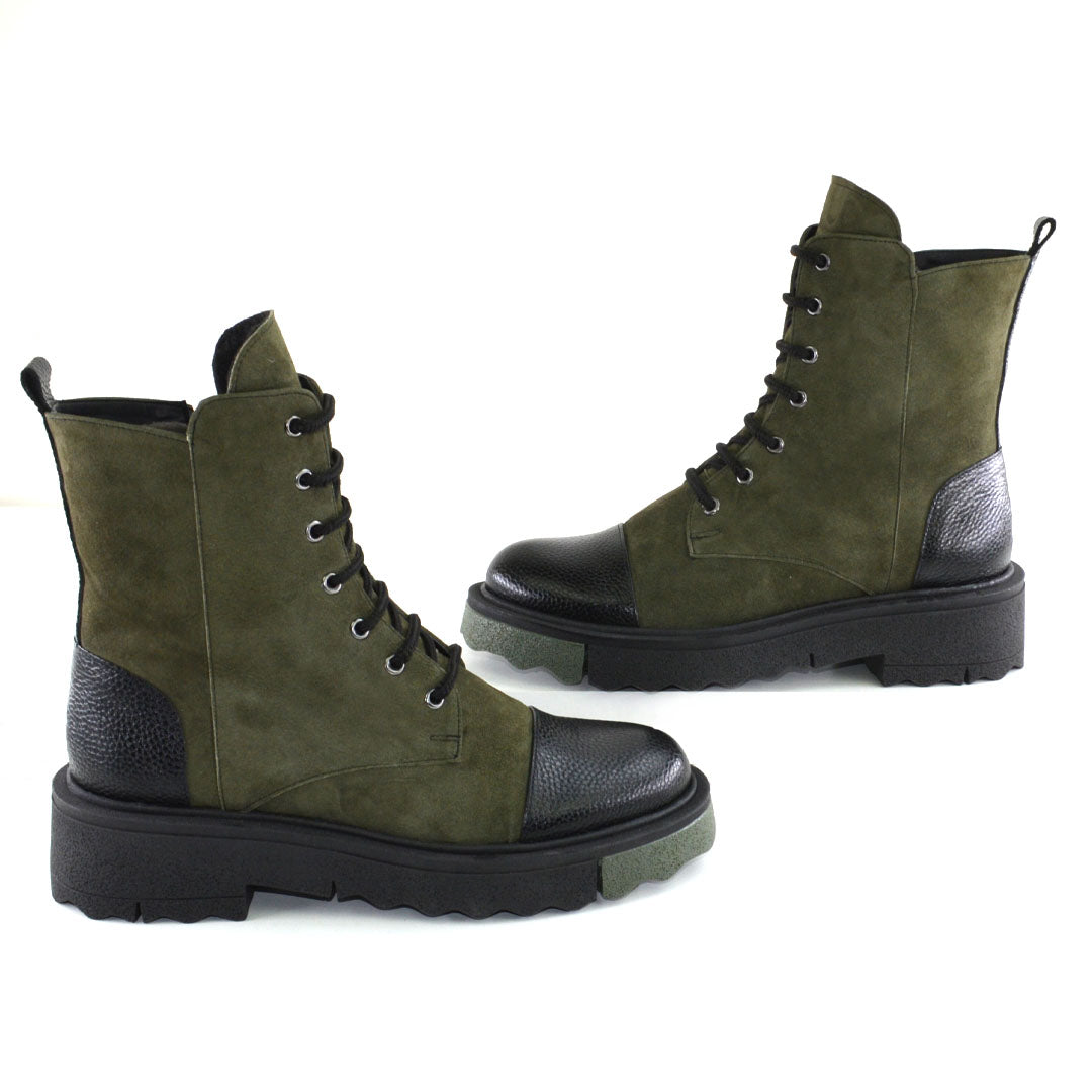 Ghete Dama din Piele Naturala Neri 2