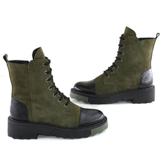 Ghete Dama din Piele Naturala Neri 2