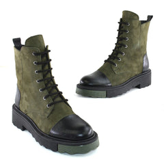 Ghete Dama din Piele Naturala Neri 2