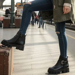 Ghete Dama Din Piele Naturala Gessica