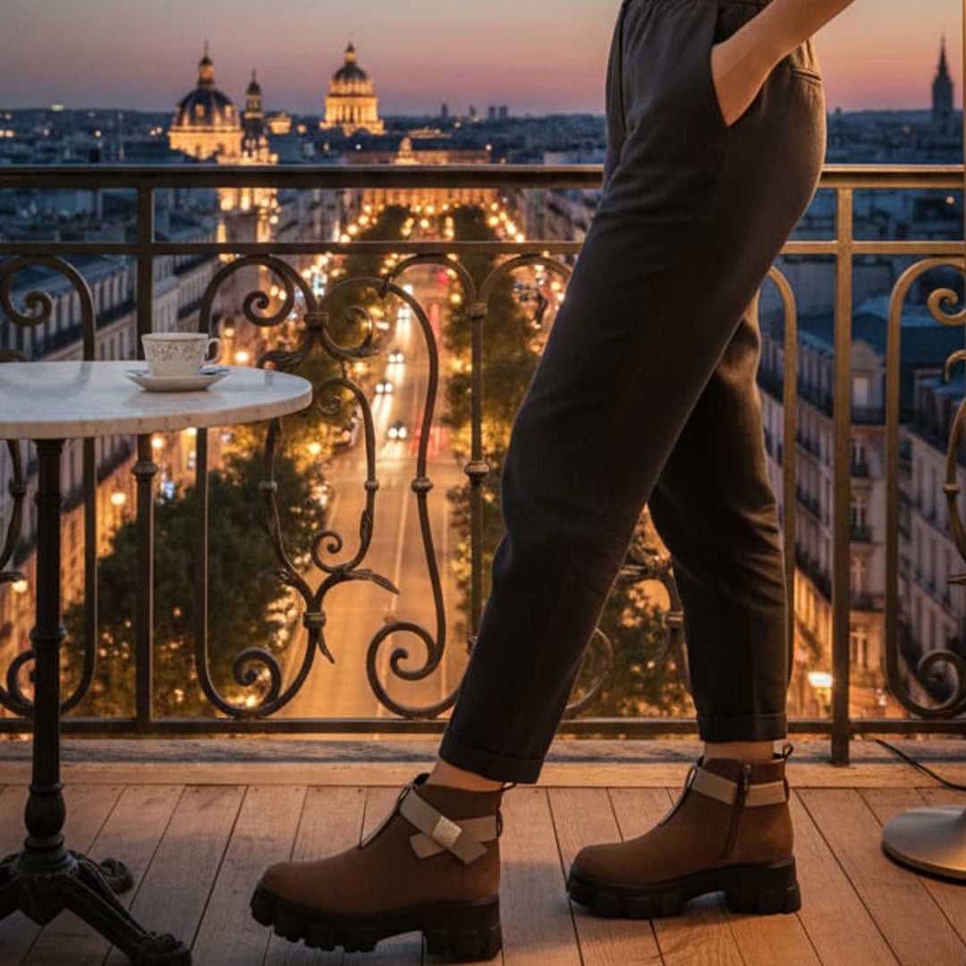 Ghete Dama din Piele Naturala Stella 2