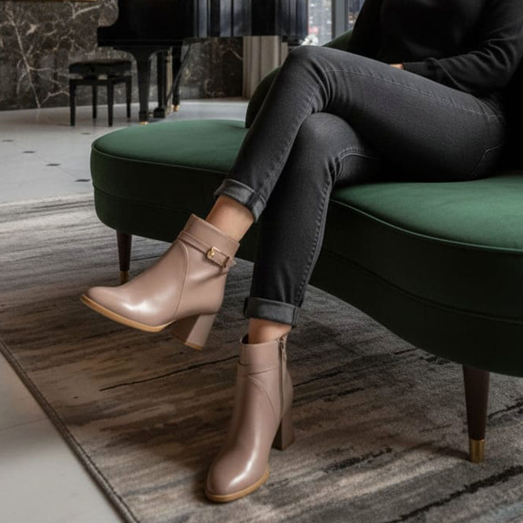 Ghete Dama din Piele Naturala Annabella 2