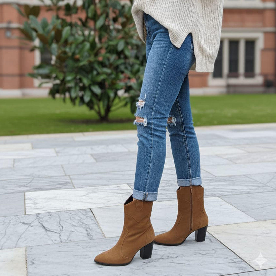 Ghete Dama Din Piele Naturala Bonita 6