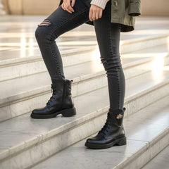 Ghete Dama din Piele Naturala Elvera 3