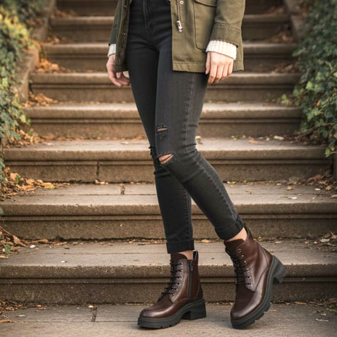 Ghete Dama Din Piele Naturala Isabella