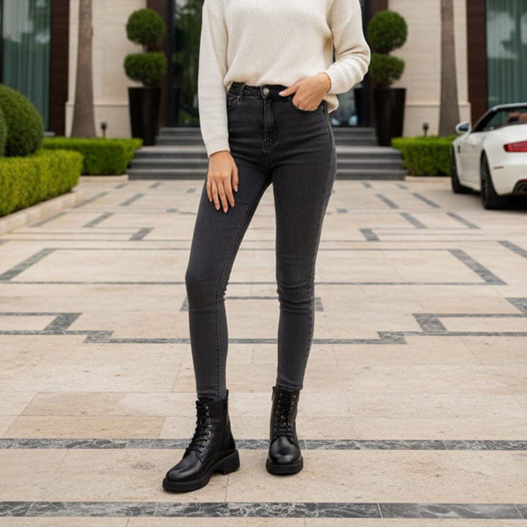 Ghete Dama Din Piele Naturala Caterina 2