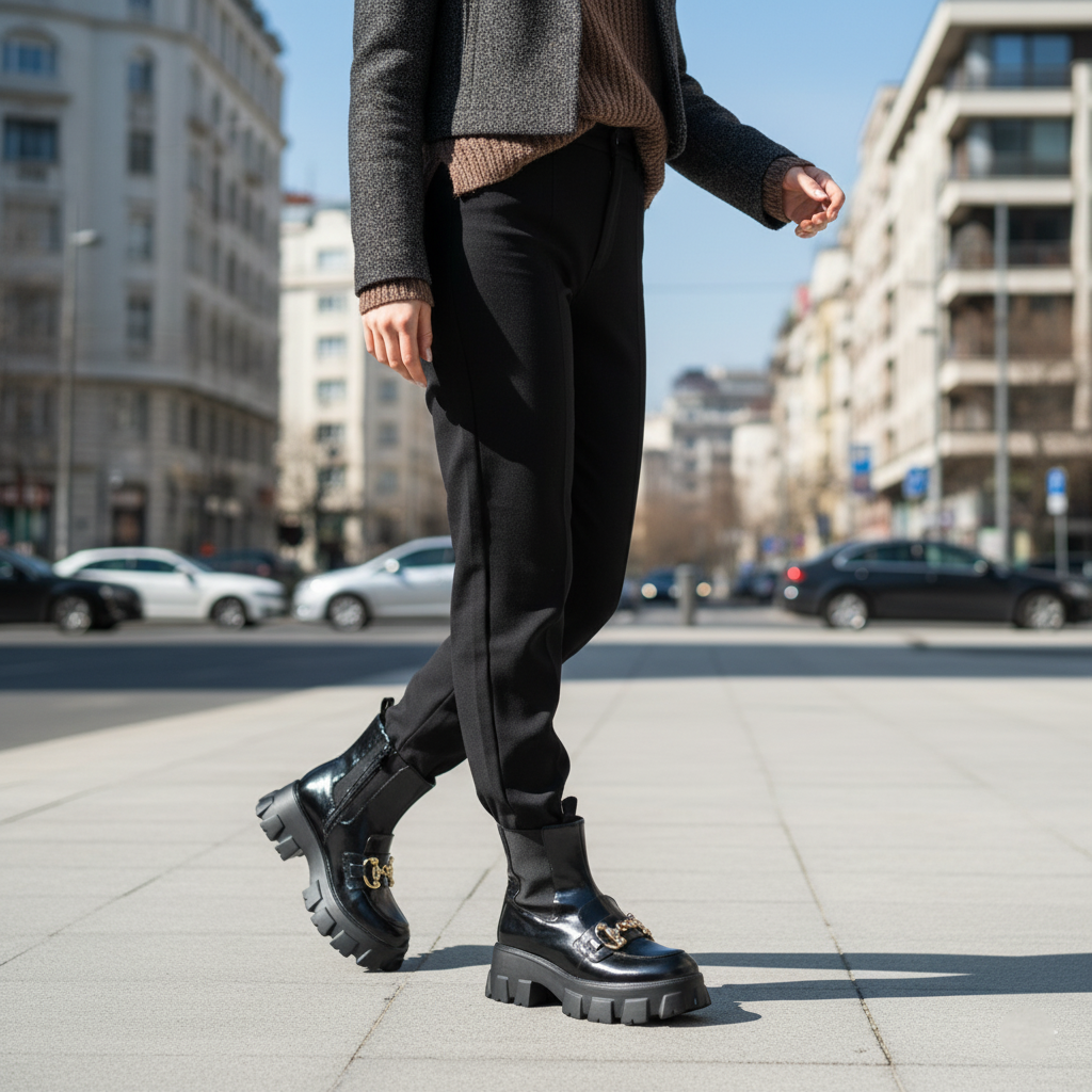 Ghete Dama Din Piele Naturala Oxana 4