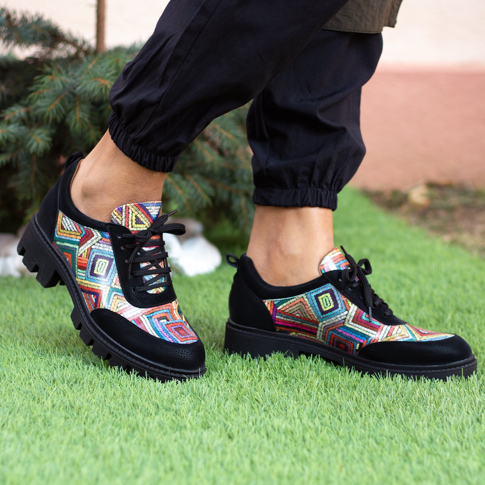 Pantofi Casual Dama din Piele Naturala,Simo,multicolorii