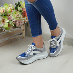 Pantofi Casual Dama din Piele Naturala,Sou,gri