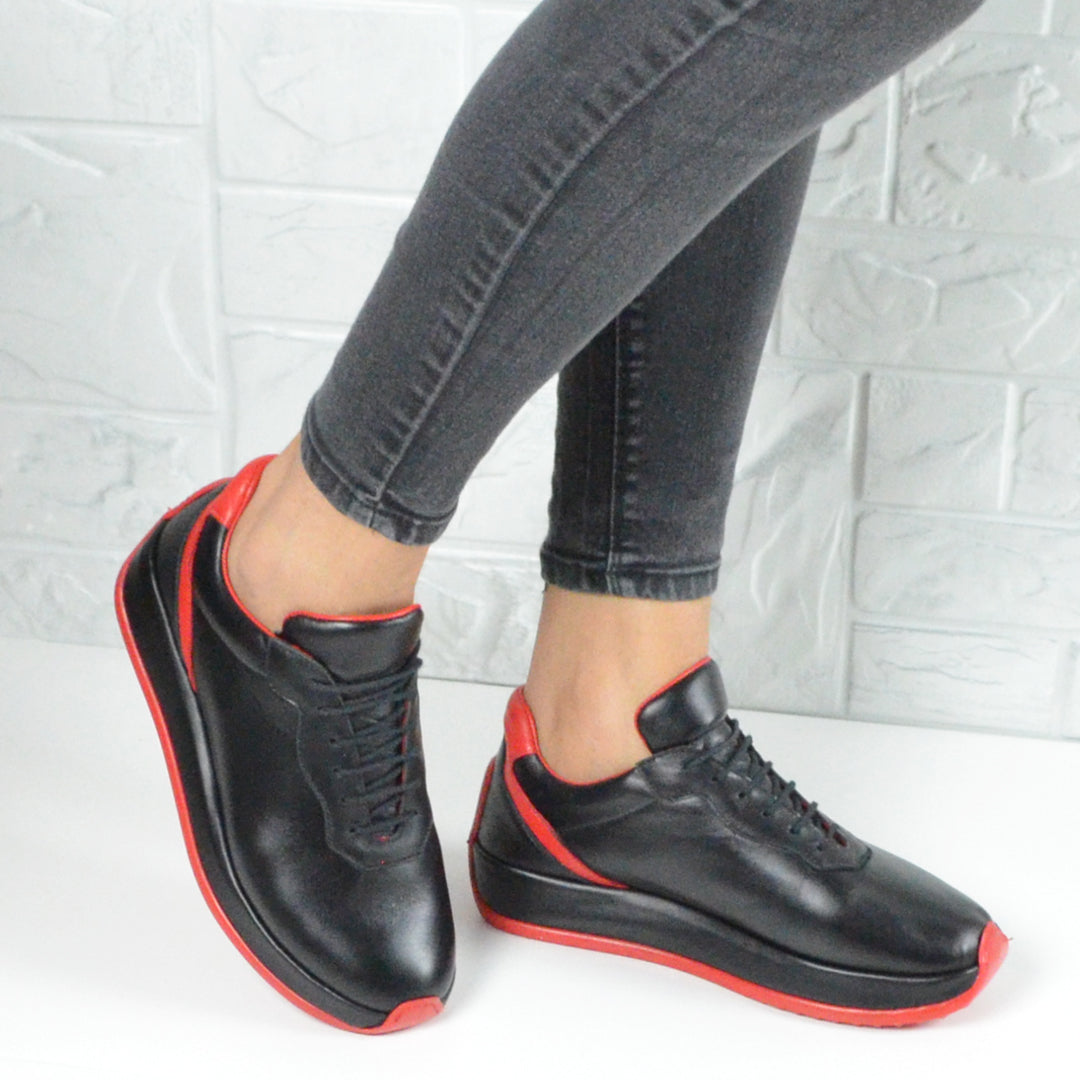Pantofi Casual Dama din Piele Naturala,Gina