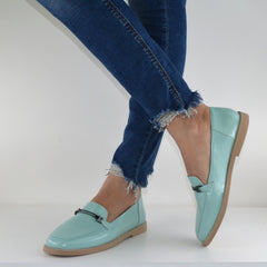 Pantofi Casual Dama din piele Naturala,Ruana,Toni,blue