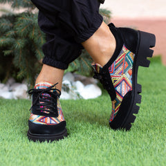 Pantofi Casual Dama din Piele Naturala,Simo,multicolorii