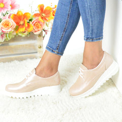 Pantofi Casual Dama din Piele Naturala,Gyorgiana