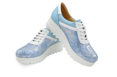 Pantofi Casual Dama din Piele Naturala,Erica,blue